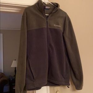 Army Green two-toned Columbia jacket